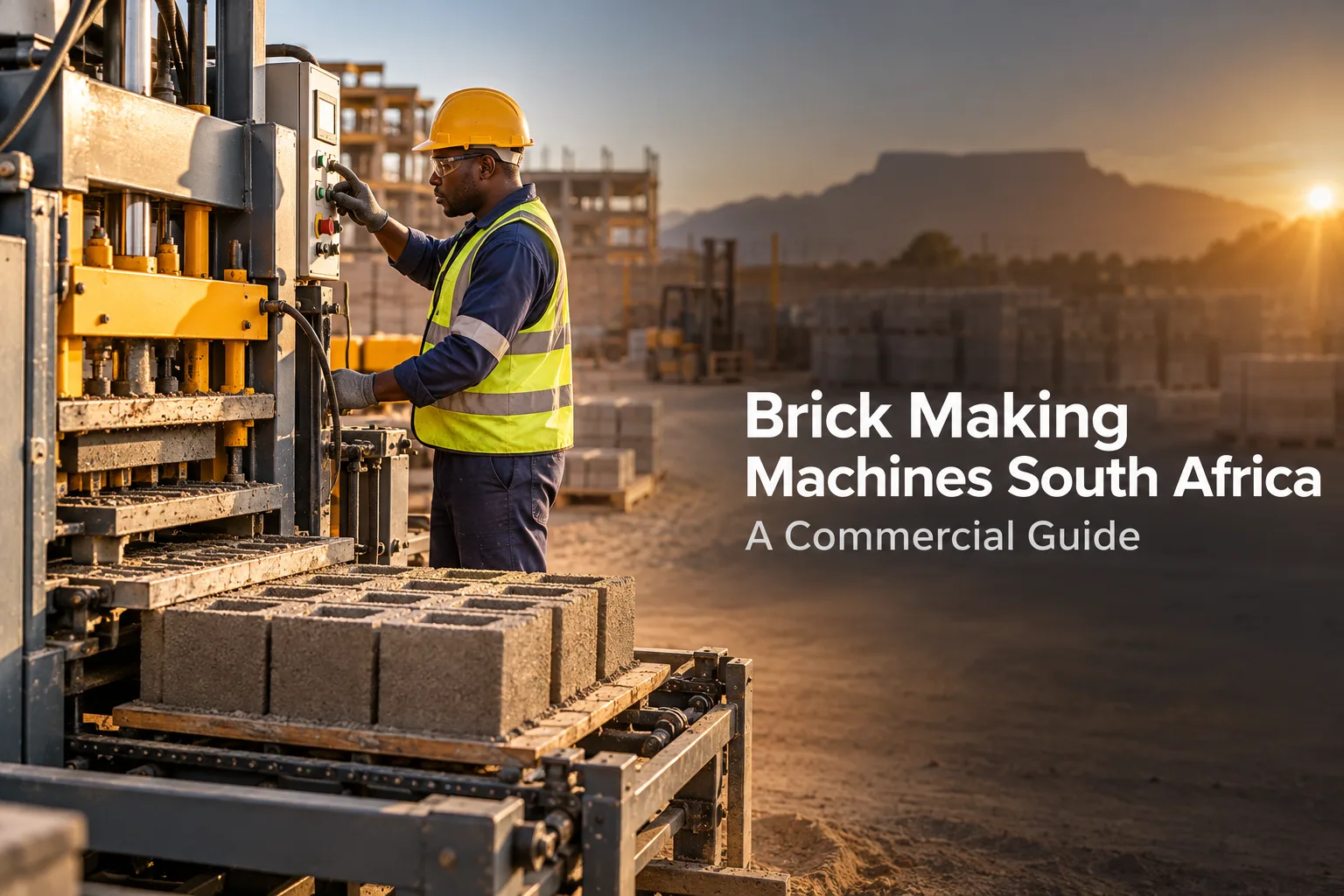 brick making machine south africa: commercial guide